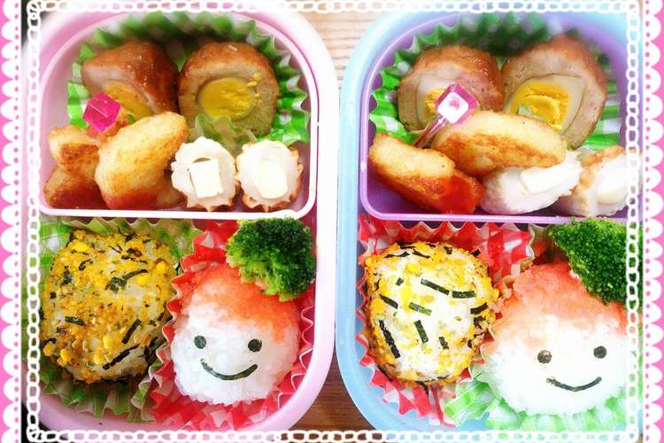幼稚園お弁当 キャラ弁簡単 レシピ 作り方 By ツムツムママ クックパッド