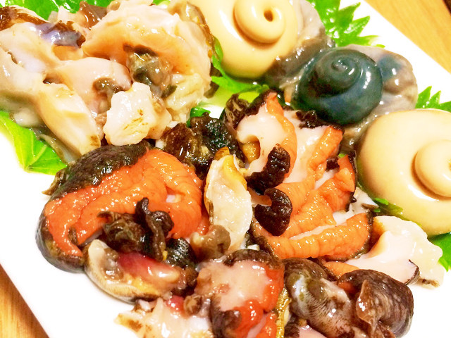 サザエのお刺身 肝までスッキリ レシピ 作り方 By くまきちのキッチン クックパッド 簡単おいしいみんなのレシピが357万品