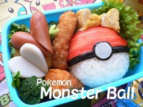 ポケモンキャラ弁*モンスターボール*