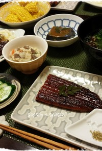 【魚料理】グリルで丁寧に焼いた鰻の蒲焼き