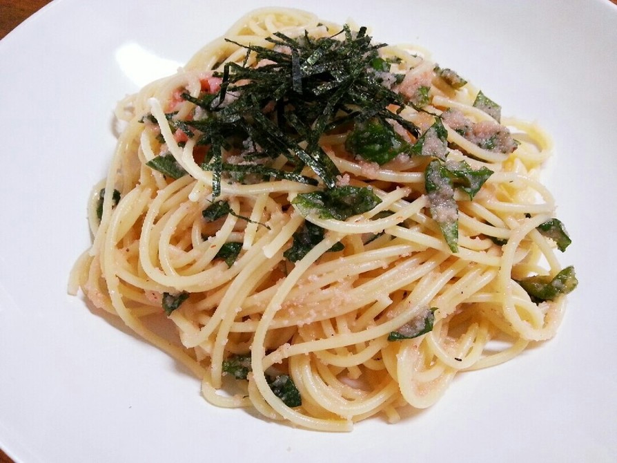 夏の☆明太子と大葉の冷製パスタ☆の画像