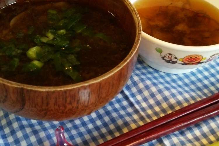 もずくの味噌汁 幼児食 レシピ 作り方 By ミサキリカ クックパッド 簡単おいしいみんなのレシピが354万品