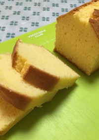 ココナッツオイルで作る★パウンドケーキ