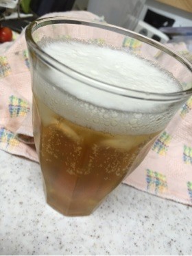 ビアカクテル〜梅酒のビール割り〜の画像