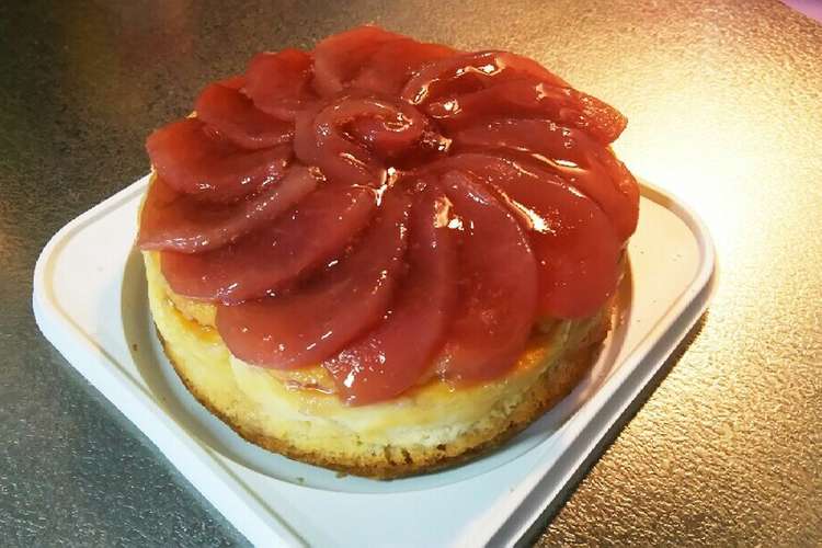 りんごのコンポートとベイクドチーズケーキ レシピ 作り方 By Miyu クックパッド 簡単おいしいみんなのレシピが350万品