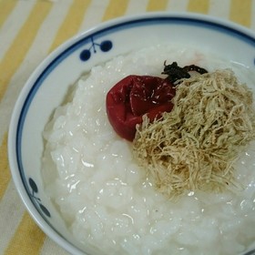 簡単やさしい"生米"からのふっくらおかゆ