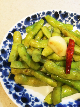 簡単美味しい♪旬の枝豆のペペロンチーノ