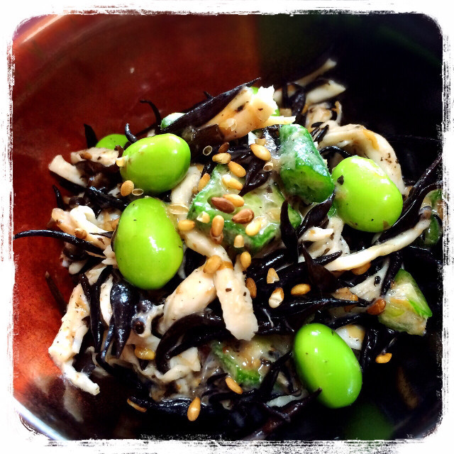 梅肉でさっぱり☆枝豆ひじきの和風サラダ by きりりぃ 【クックパッド】 簡単おいしいみんなのレシピが395万品