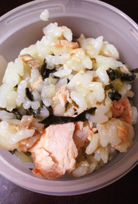 離乳食 中期から後期移行 鮭小松菜ご飯
