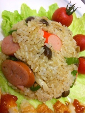 簡単!ニンニク醤油漬けでチャーハン