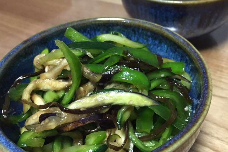 なすとピーマンときゅうりの塩昆布あえ レシピ 作り方 By ヒガママ クックパッド 簡単おいしいみんなのレシピが377万品