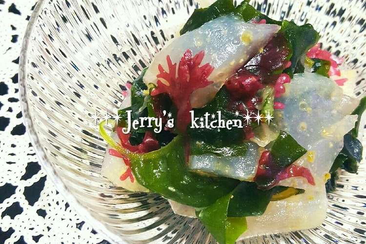刺身こんにゃく わかめの酢味噌サラダ レシピ 作り方 By じぇりっこ クックパッド 簡単おいしいみんなのレシピが354万品