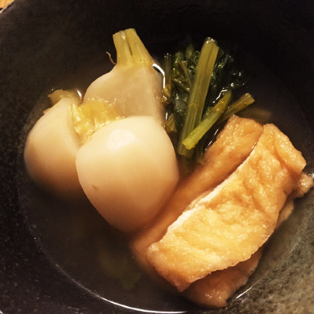 超簡単 ほっこり優しい小蕪と油揚げの煮物 レシピ 作り方 By Eri Mama クックパッド 簡単おいしいみんなのレシピが352万品
