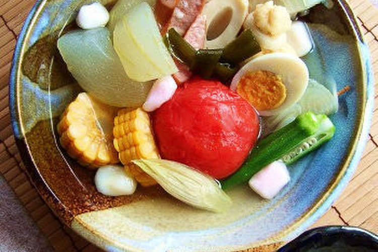 澄み切った旨さ 夏の冷やしおでん レシピ 作り方 By ち Sun クックパッド 簡単おいしいみんなのレシピが355万品
