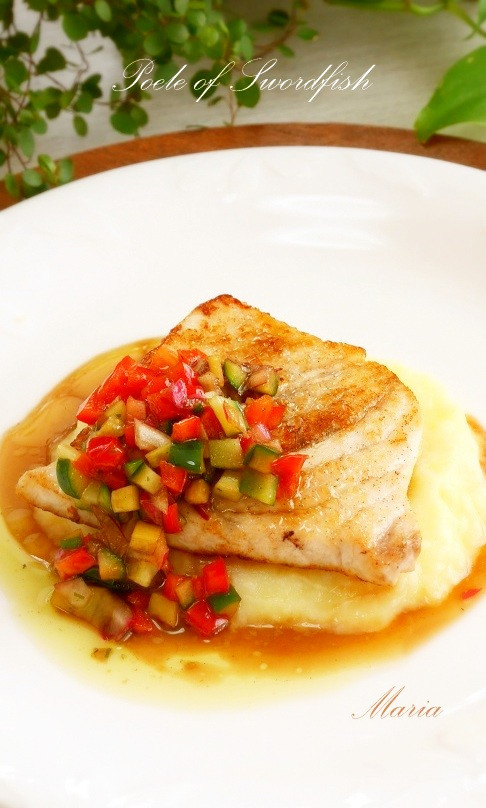 白身魚のポワレ＊彩り野菜ソースの画像