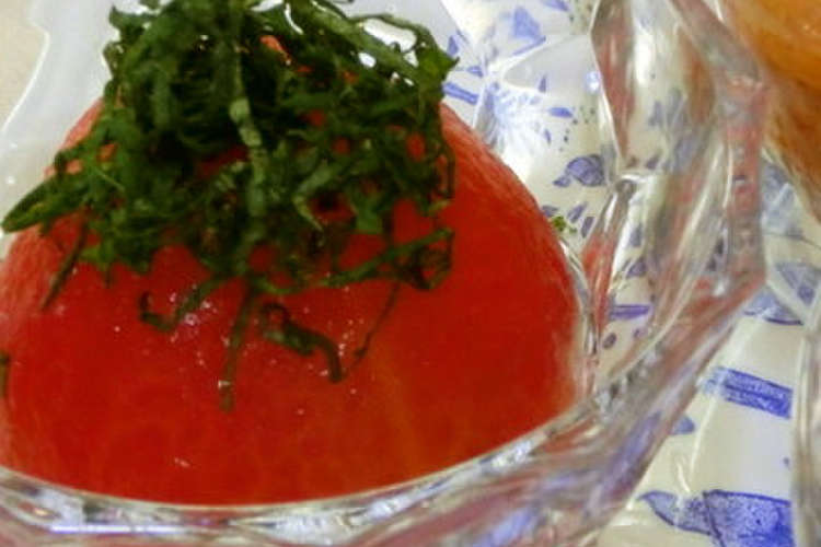 トマト丸ごと甘酢漬け レシピ 作り方 By きりまりママ クックパッド 簡単おいしいみんなのレシピが352万品