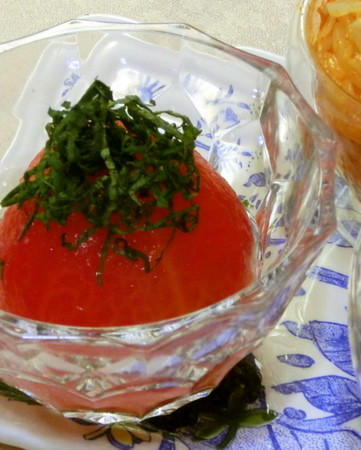 トマト丸ごと甘酢漬けの画像