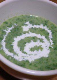 中華風☆緑のコーンスープ♪