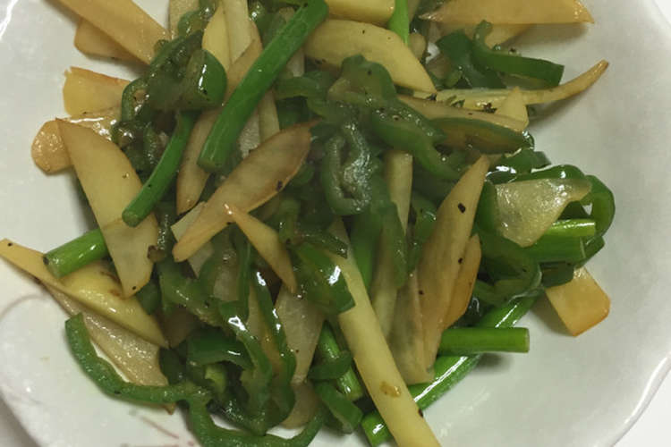 緑野菜とジャガイモの炒め物 レシピ 作り方 By Ooti クックパッド 簡単おいしいみんなのレシピが353万品