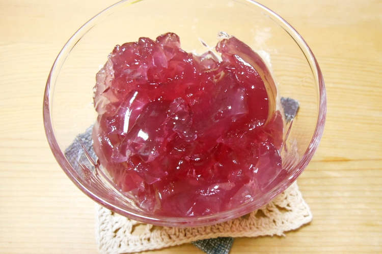 水前寺菜 金時草 の茹で汁ゼリー レシピ 作り方 By カルピネット クックパッド 簡単おいしいみんなのレシピが355万品