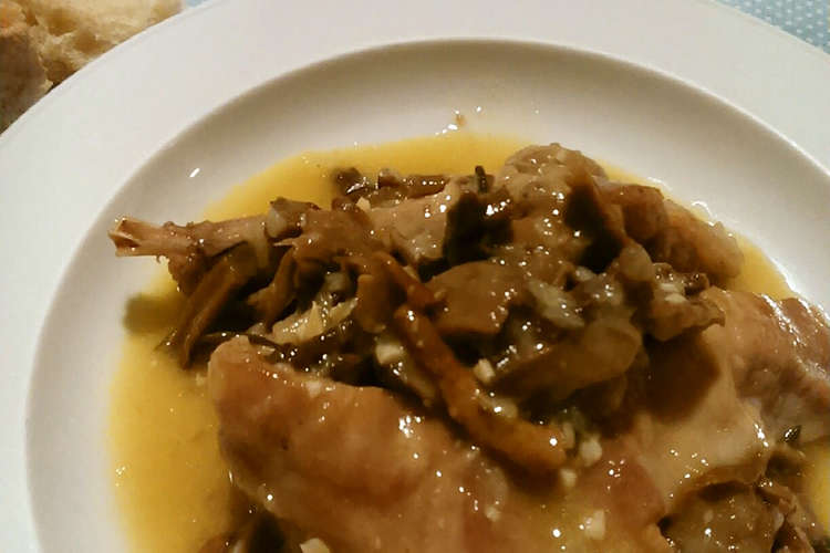 ウサギ肉とキノコの白ワイン煮込み レシピ 作り方 By Tabi Chan クックパッド 簡単おいしいみんなのレシピが353万品