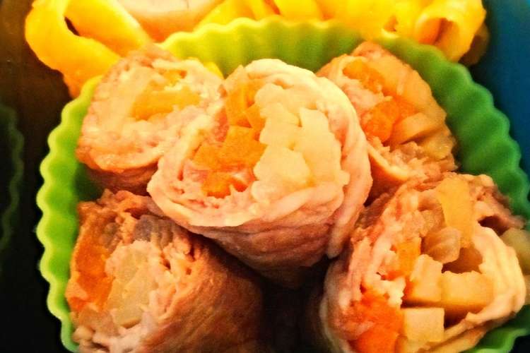 お弁当にレンジで簡単おかず 一口肉じゃが レシピ 作り方 By アキキッチン Aki クックパッド