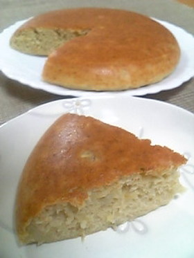 炊飯器まかせの 簡単バナナケーキ