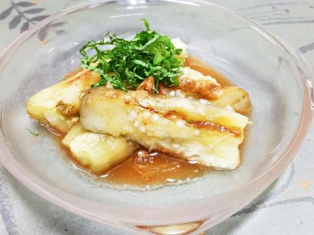 旨い 焼きなすにピリ辛キムチ味のたれ By タロクン クックパッド