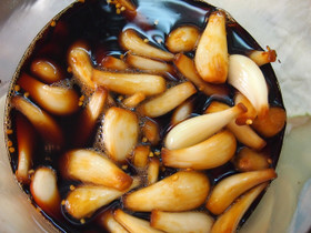 ビールに合う!らっきょうの醤油漬け