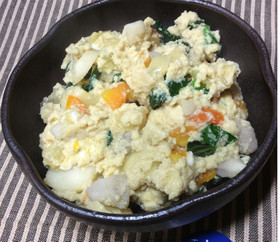 南信州発☆粉豆腐のたまごとじ