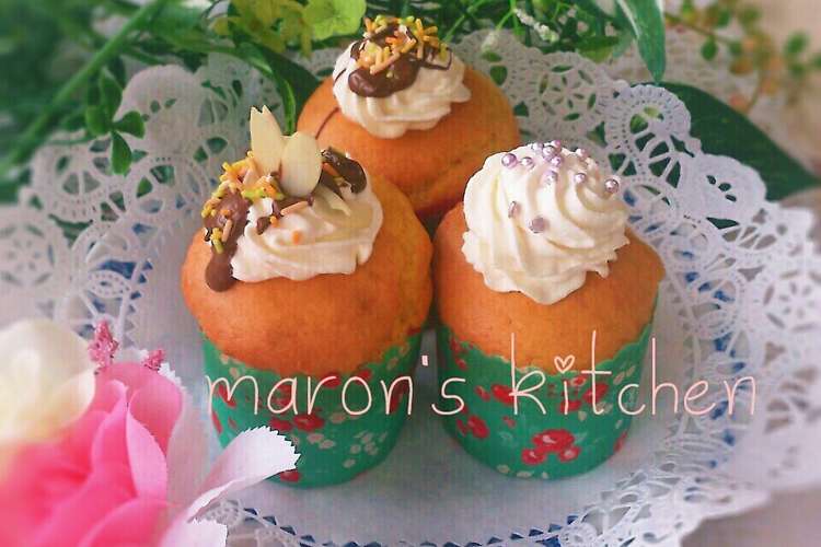 ワンボウルで作る プレーンカップケーキ レシピ 作り方 By Maron クックパッド 簡単おいしいみんなのレシピが350万品