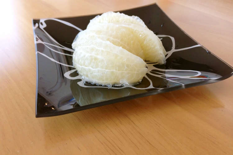 グレープフルーツの気持ちいい皮のむきかた レシピ 作り方 By ちっちこぷっち クックパッド 簡単おいしいみんなのレシピが353万品