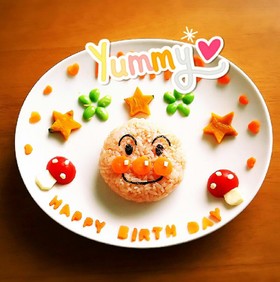 誕生日❤お祝い事にアンパンマンプレート☺