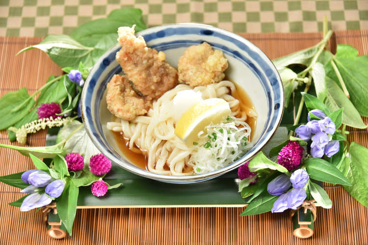 チューボーですよ 冷やしとり天うどん レシピ 作り方 By 新チューボーですよ クックパッド