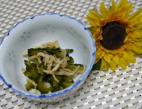 ♪ゴーヤとさきイカの酢の物♪