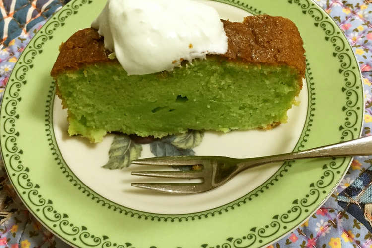 色鮮やか 緑色のメロンケーキ レシピ 作り方 By 特急女王 クックパッド 簡単おいしいみんなのレシピが354万品
