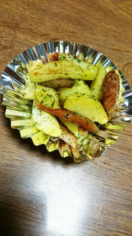 お弁当に!海苔塩ポテト