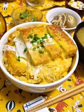 ヘルシー♪おいしい♪ 高野豆腐のカツ丼*
