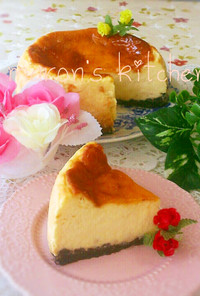 ♡塩バニラのベイクドチーズケーキ♡