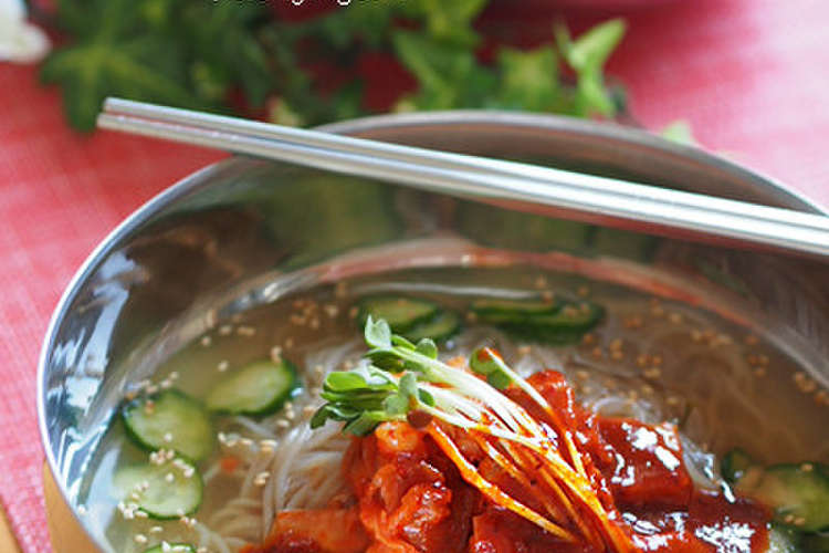 韓国冷麺 辛ver 素麺でも レシピ 作り方 By Ai クックパッド