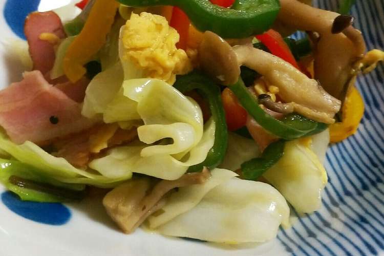 塩昆布とめんつゆで簡単シンプル野菜炒め レシピ・作り方 By 3キロ戻したい 【クックパッド】 簡単おいしいみんなのレシピが362万品