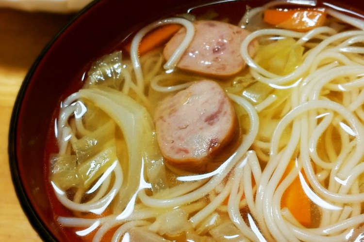 余った素麺と野菜で コンソメスープ レシピ 作り方 By ゆんやともも クックパッド 簡単おいしいみんなのレシピが353万品