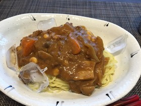 夏のリメイク〜冷やしカレーソバ