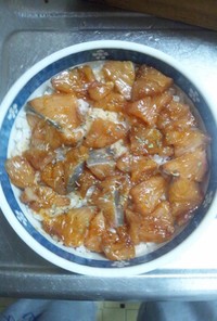 １２月２７日晩飯【ブリ丼】