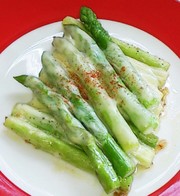 簡単美味♬ アスパラのバターチーズ焼きの写真