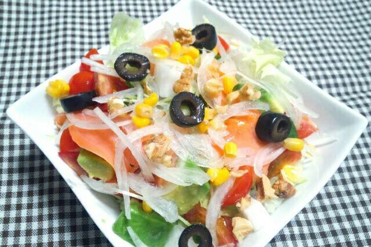 サラダライスボウル サラダ丼 レシピ 作り方 By もへほっぺ クックパッド 簡単おいしいみんなのレシピが357万品