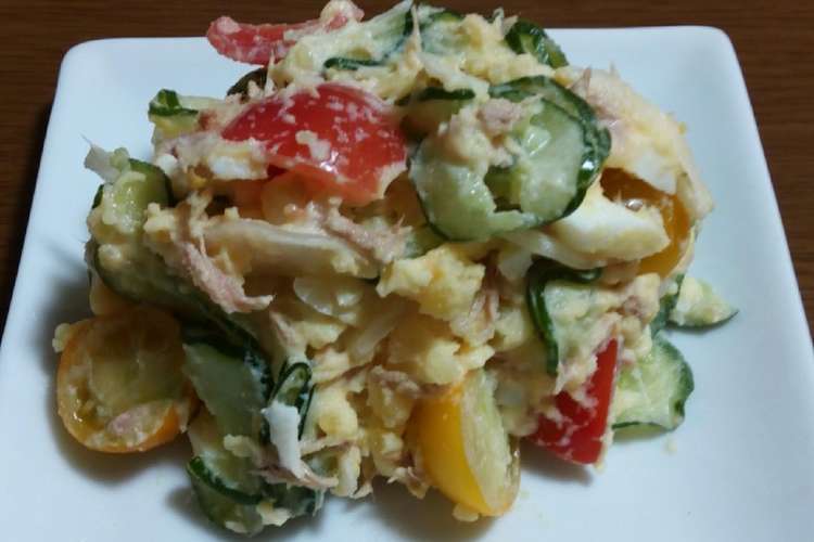 ミニトマトたっぷりのポテトサラダ レシピ 作り方 By チェンズー クックパッド 簡単おいしいみんなのレシピが350万品