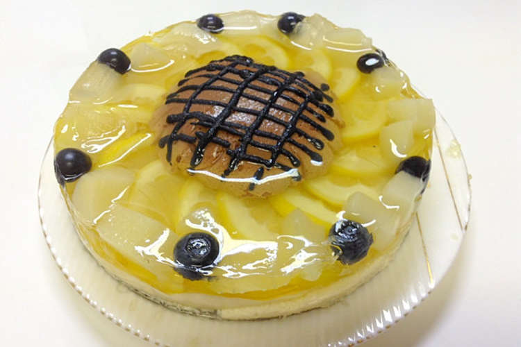 レモンのひまわりゼリーケーキ レシピ 作り方 By いくまベーカリー クックパッド