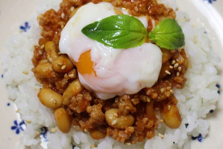 ひき肉と大豆のカフェ風ごはん レシピ 作り方 By Mayu クックパッド 簡単おいしいみんなのレシピが352万品