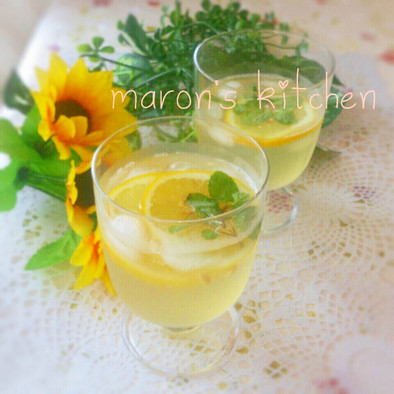熱中症対策に♡ソルティーサイダーレモン水の写真